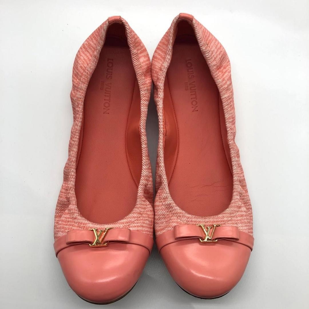 LOUIS VUITTON Pumps Heel Pink EU 36.5 135333K Authentic thumbnail 3