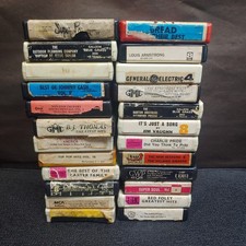 Lot of 24 8 Track Tapes - Untested