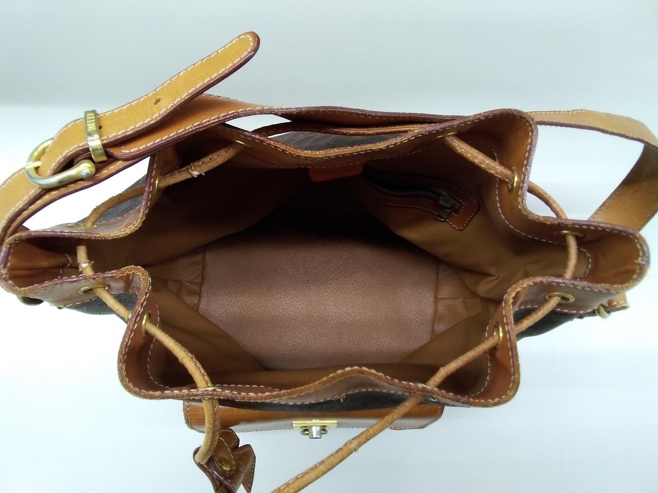 Drawstring Shoulder Bag Model Macadam Pattern M92… - image 6