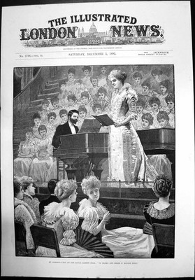 Old St Andrews Day Royal Albert Hall Banks And Braes Bonnie Doon 1892 Victorian