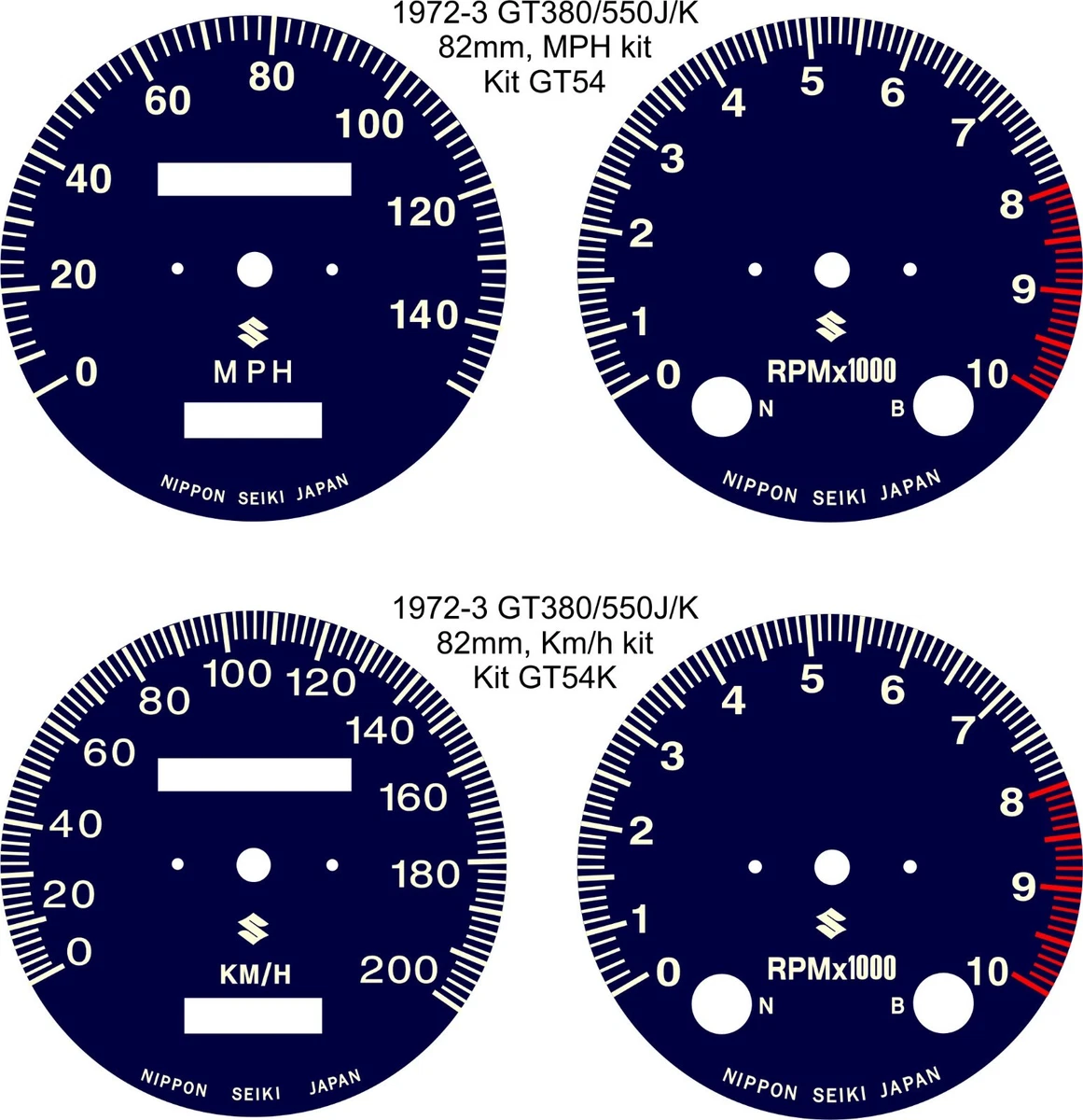 Instruments & Gauges for Suzuki GT380 for sale | eBay