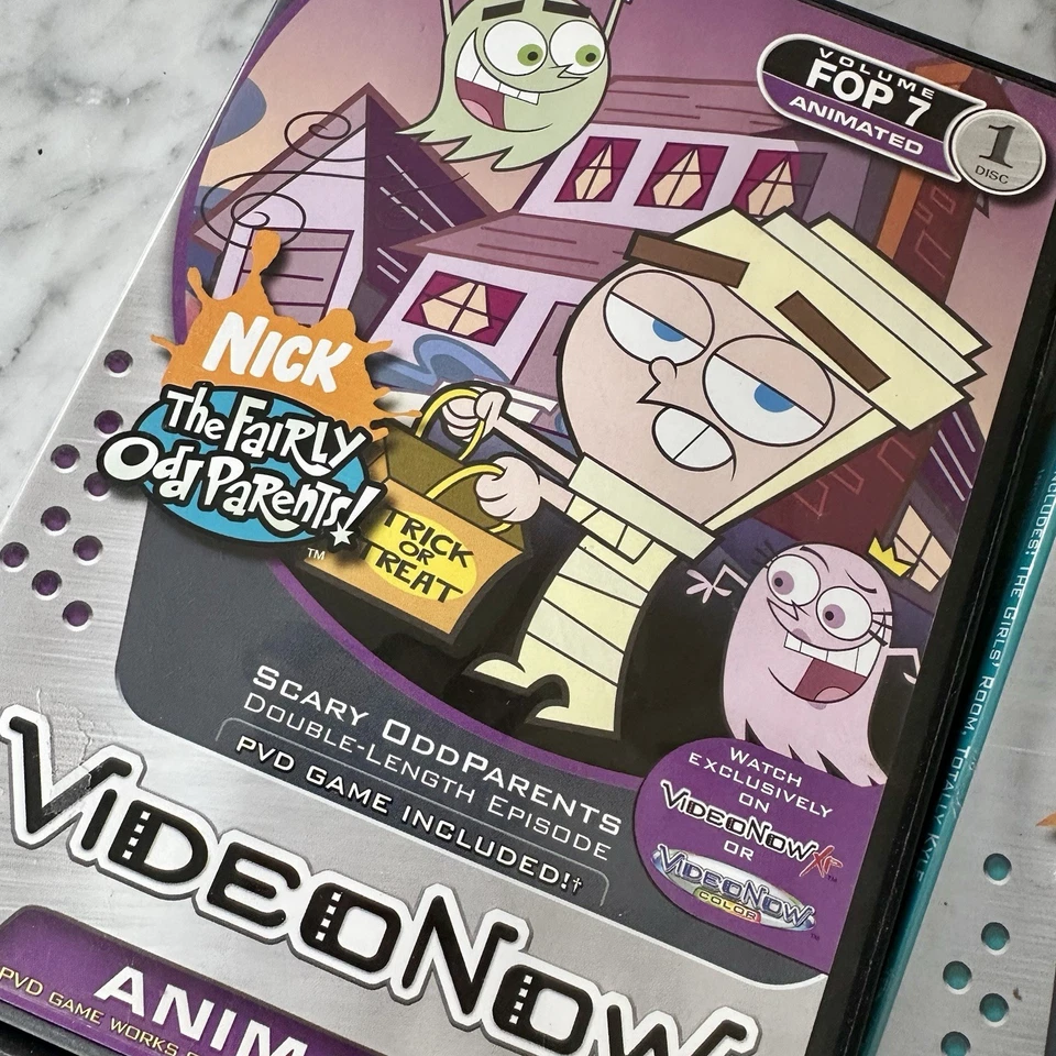 Lote Vintage VideoNow PVD Amanda Show, Fairly Oddparents, Jesse McCartney Rugrats Foto 4 de 4