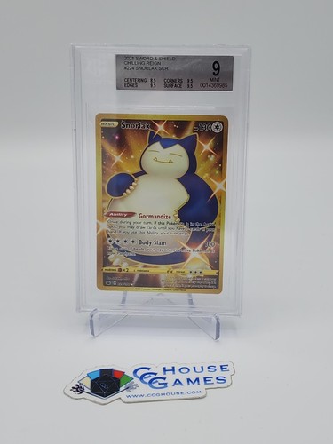 Snorlax graded BGS 9 for sale on eBay