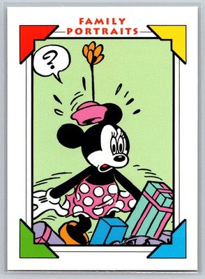 1991 Impel Disney #155 Minnie Mouse Surprise Family Portraits Vintage Card