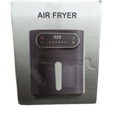Digital Air Fryer XL Touchscreen Cooker Ovens with Viewing Window Gray Compact