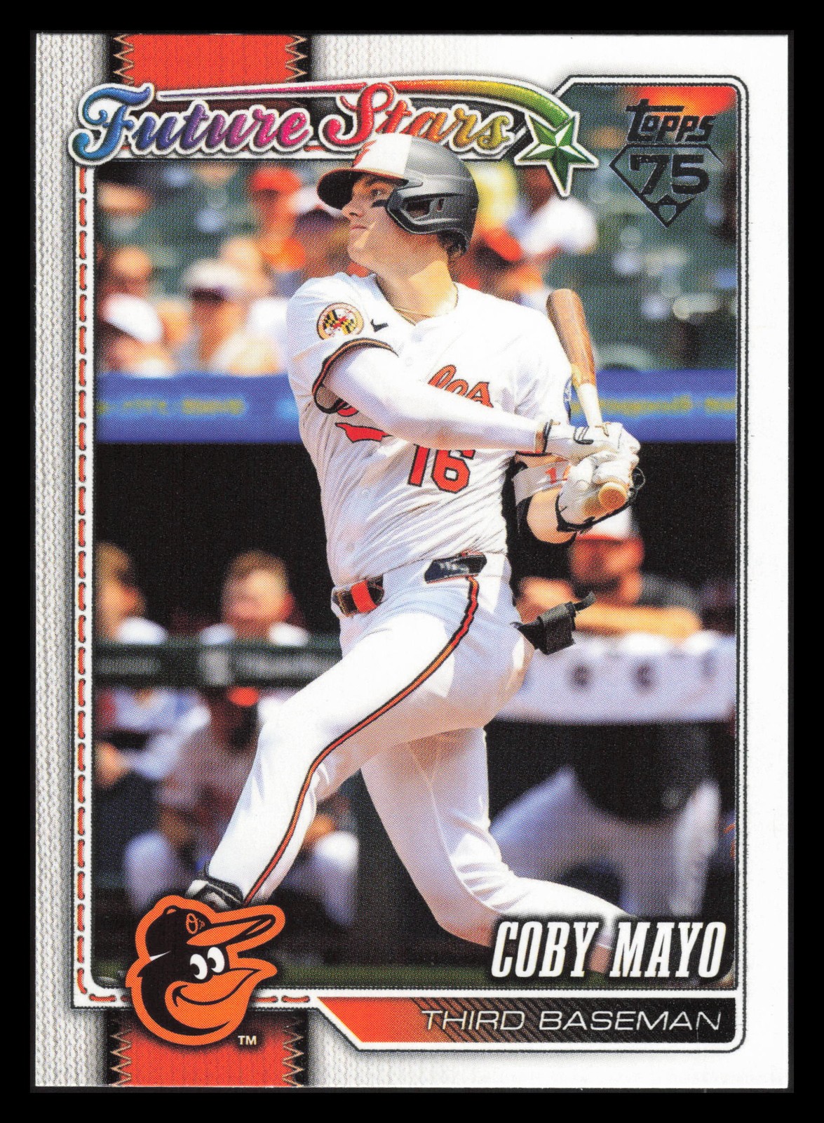 Coby Mayo Future Stars 2026 Topps Series 1 #72 Baltimore Orioles