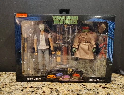 Casey Jones Raphael Disguise Movie 7" NECA TMNT Teenage Mutant Ninja Turtles NEW