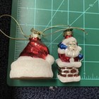 Santa And Santa Hat Ornaments — photo 2