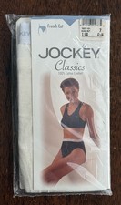 Vintage Jockey Classics French Cut Panty Women Sz 7 Cream 100 Cotton 1997 New