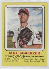 2018 Topps Heritage 1969 Collector Cards Max Scherzer #69CC-MS 0p1n