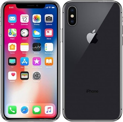 Apple iPhone X 256GB Space Gray A1865 Factory Unlocked Smartphone OBX