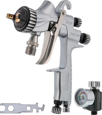 Master Elite PRO-55 HVLP Automotive Paint Pressure Feed Spray Gun 1.2mm Tip