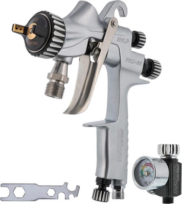 #ad Master Elite PRO 55 HVLP Automotive Paint Pressure Feed Spray Gun 1.2mm Tip $149.95