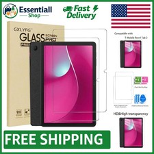 9H Hardness Bubble-Free Screen Protectors for T-Mobile REVVL Tab 2 - 10.1 Inch
