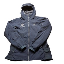 Arcteryx Atom LT Hoody Insulated Jacket Women's Large Navy Mercury 2021 Full Zip