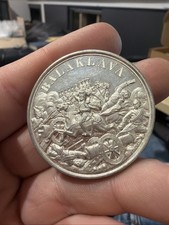 Medal for the Balaklava War Crimean War 1854 White Metal (33155)