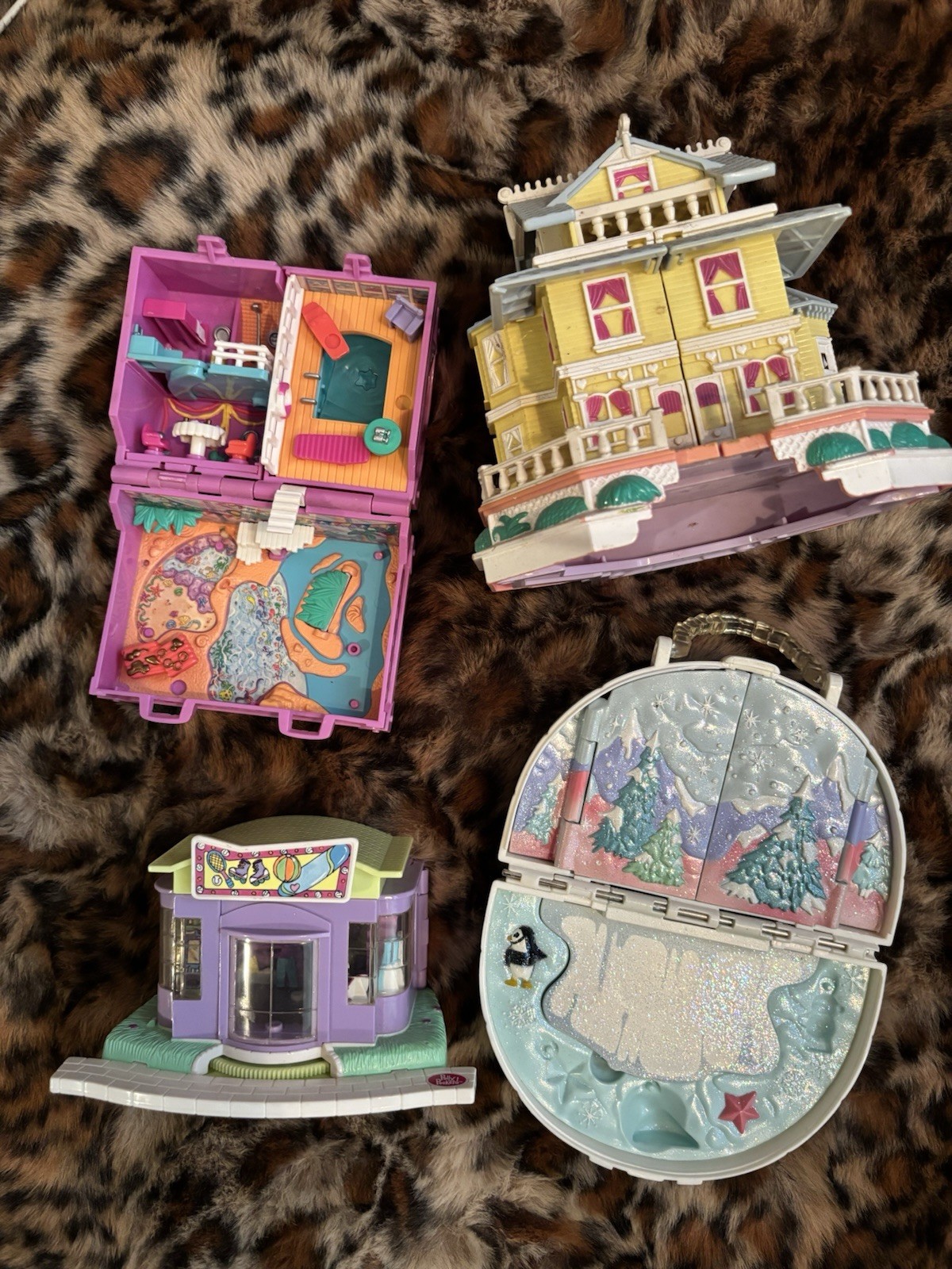 Vintage Polly Pocket Lot Of 4