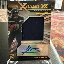 2022 Panini XR Kenneth Walker III RC Rookie Xcellence RPA /99 Auto Seahawks
