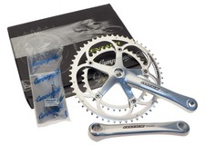 Guarnitura Campagnolo Centauro 10 Velocità 53/39T 172,5mm Lega Argento '02 NOS NUOVA