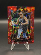 2025 Panini Select WNBA BRIONNA JONES #18 Concourse RED ICE PRIZM DREAM /299