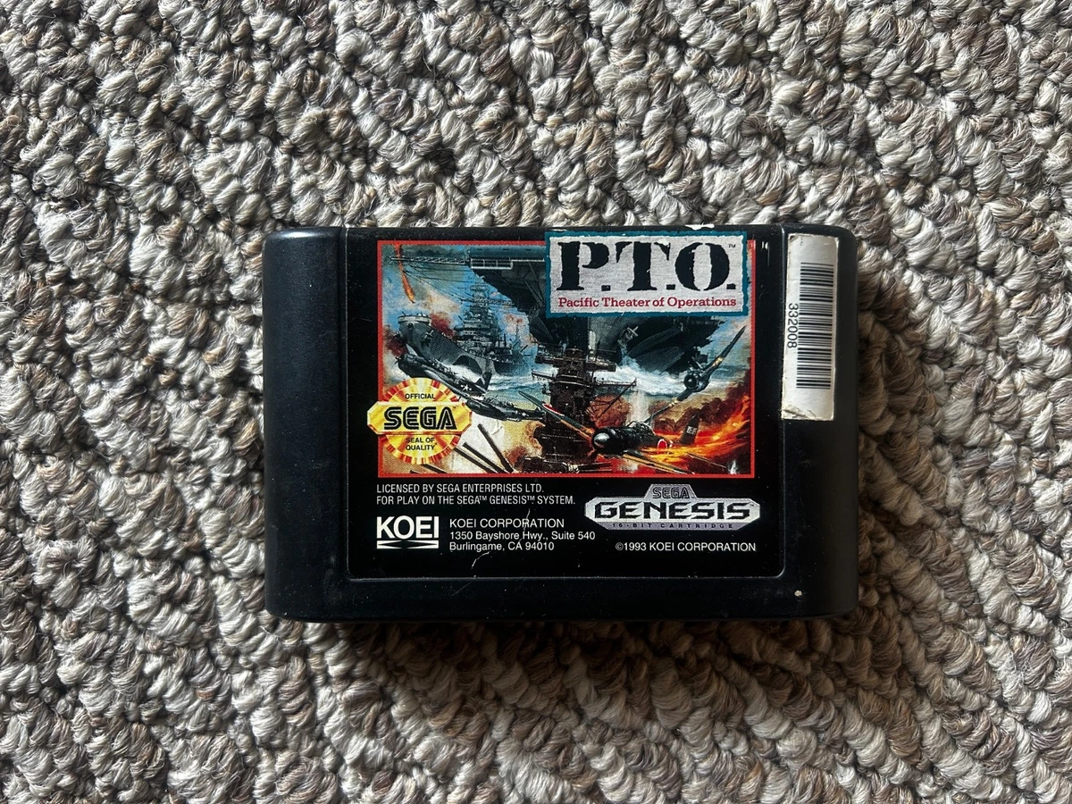 P.T.O.: Pacific Theater of Operations SEGA Video Games for sale | eBay