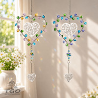 Formano Fensterdeko HäNgend Herz Mit Glaskristallen - 2Er Set- 582959