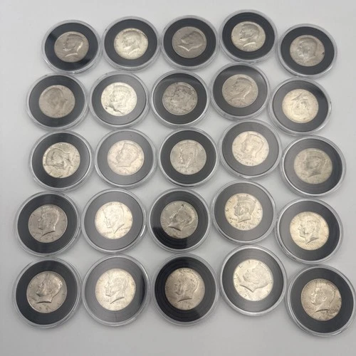 New ListingKennedy Half Dollar Lot Mixed Dates And Material 1969 1972 1967 And More