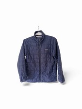 Patagonia Kids' Nano Puff Brick Quilt Jacket Full Zip Blue Size L12 STY68001