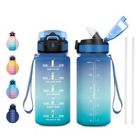 Japoria 500Ml Trinkflasche: Auslaufsicher Mit Strohhalm FüR Sport &