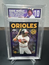 Eddie Murray 2021 Topps 1986 35th Anniversary Purple #44/75 #86TC-49 Electric 10