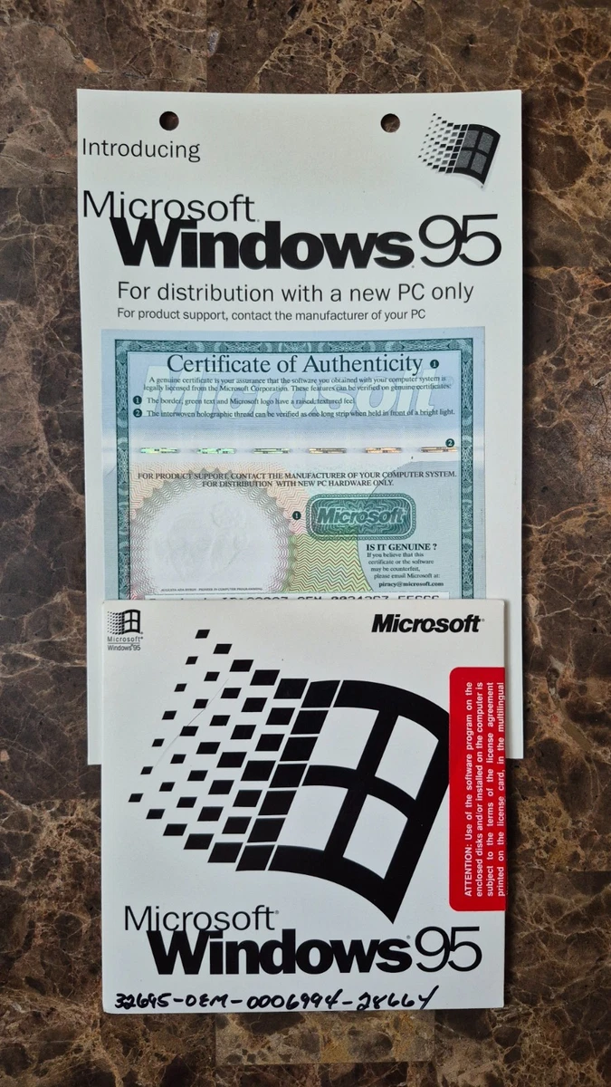 Microsoft Windows 95 Computer Software for sale | eBay