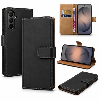 Handy Hülle für Samsung Galaxy S26 S26+ S26 Ultra Schutz Flip Cover Case 9H Glas