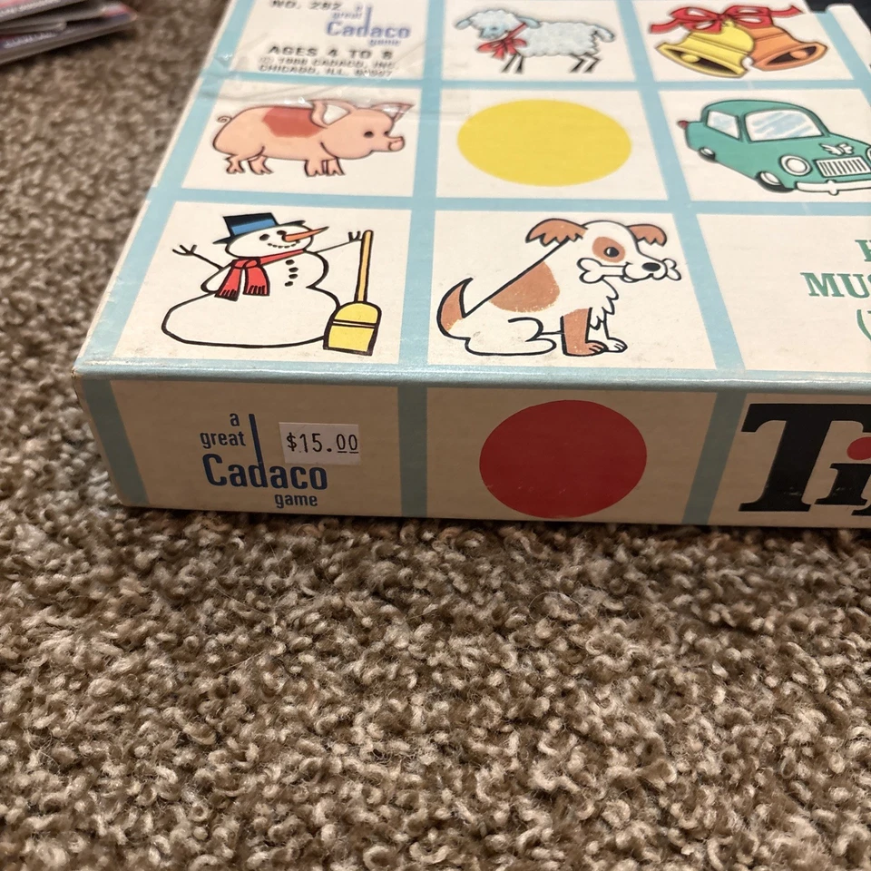 JUEGO DE MESA DE BINGO TING A LING VINTAGE CADACO 1968 #282 CAMPANAS MUSICALES Completo Foto 3 de 4