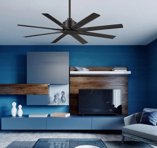 Xtreme H2O 52" Ceiling Fan in Coal - Stylish & Durable Design - Picture 8 of 9