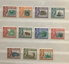North Borneo 1961 part set to 50c unmounted mint some toning.