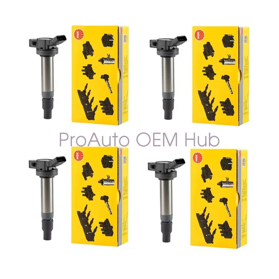 4x 90919-C2006 OEM U5469 NGK Ignition Coil For Toyota Camry Tacoma Matrix 2.4L - Imagem 2 de 4
