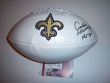 ARCHIE MANNING NEW ORLEANS SAINTS,MVP 78 JSA/COA SIGNED FOOTBALL 
