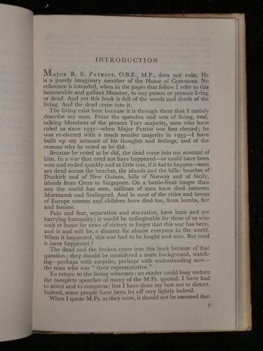 Your M.P. by Gracchus (1944-1st) Vintage Politics, Political Book, Hardback, DJ - Bild 6 von 7