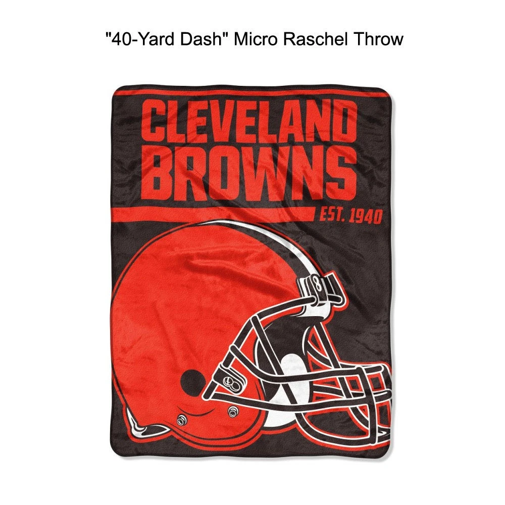 Pick Your Team Dash Micro Raschel Throw Blanket