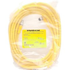 Turck WKC 4.4T-6-RSC 4.4T Cordset, M12 4-Pin M/F, 6 Meters, 250VAC/DC 4A
