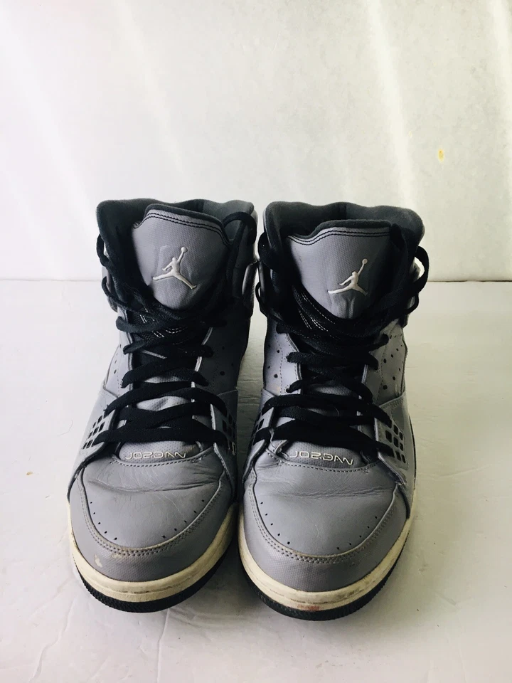 Zapatos de baloncesto Nike Air Jordan Flight SC-1 538698-013 para hombre 12 gris negro blanco Foto 3 de 4