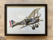 James Goulding painting SE5a james McCudden RAF WWI aircraft RFC