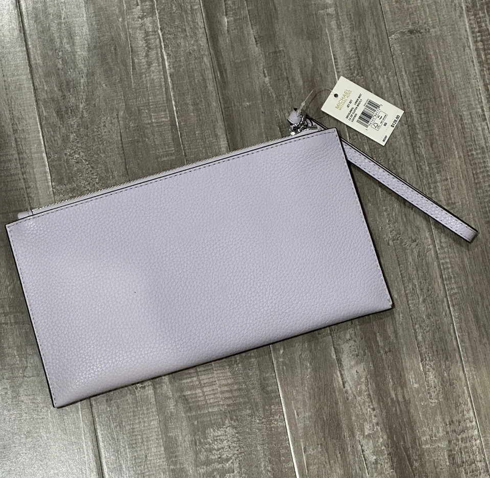 Bolso sin asas Michael Kors para mujer lila Bedford cuero púrpura lavanda Foto 2 de 3