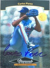 Carlos Perez Autographed 1995 SP Championship #15 Rookie Card