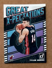 2019-20 Panini Donruss Basketball Tyler Herro Heat Great X-Pectations Insert #25