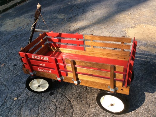 Vtg Wood Berlin Flyer AUTO STEERED 