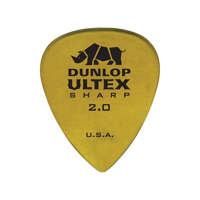 Dunlop Ultex Sharp Picks - 6 Pack 2.0 mm