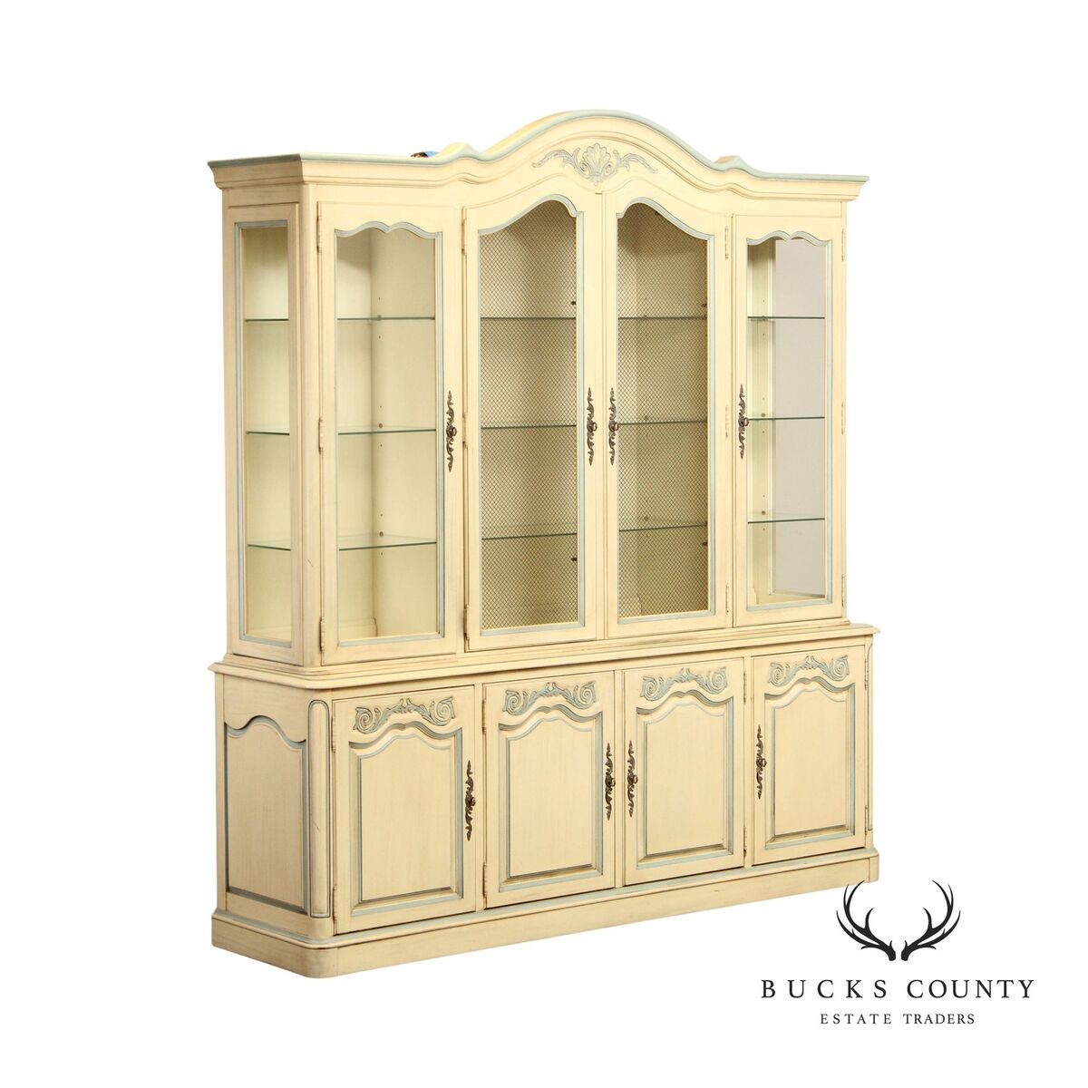 FRENCH COUNTRY STYLE VINTAGE PAINTED CHINA CABINET | eBay FRENCH COUNTRY STYLE VINTAGE PAINTED CHINA CABINET | eBay