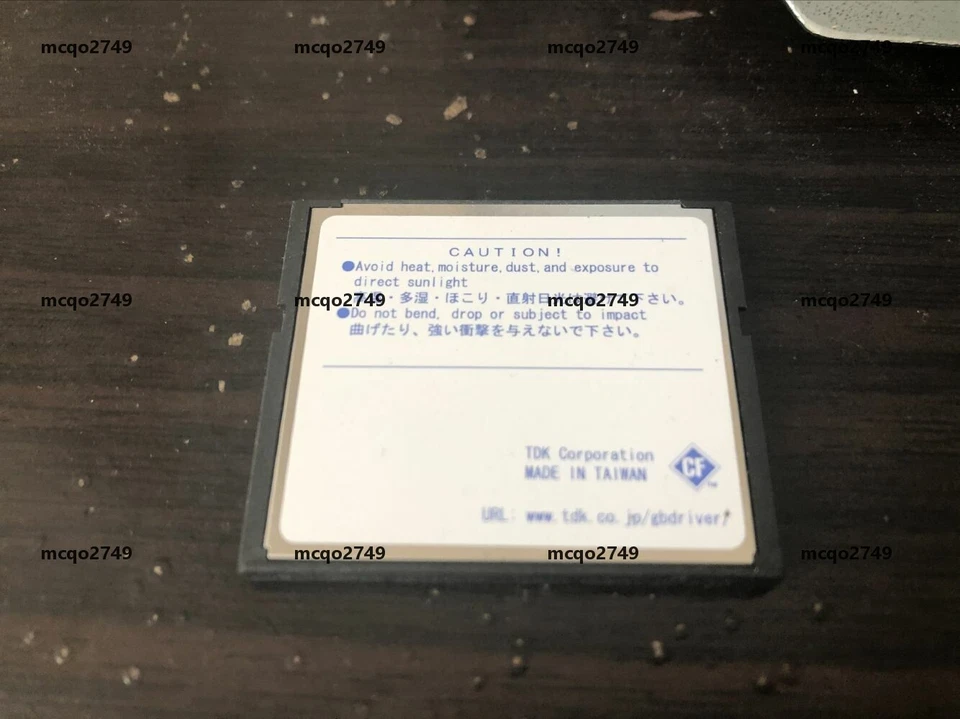 TDK CompactFlash Card 2GB CF card memory 2G GBDriver CompactFlash - Image 2 of 2