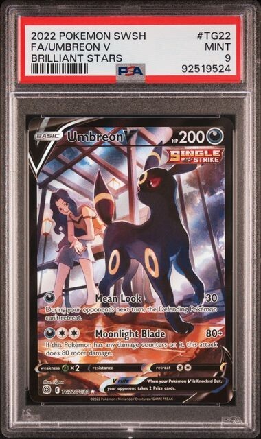 Pokemon Umbreon V TG22/TG30 Brilliant Stars Trainer Gallery Pokemon Umbreon V TG22/TG30 Brilliant Stars Trainer Gallery
